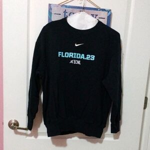 Nike Black and Blue Crewneck Sweater Size Small